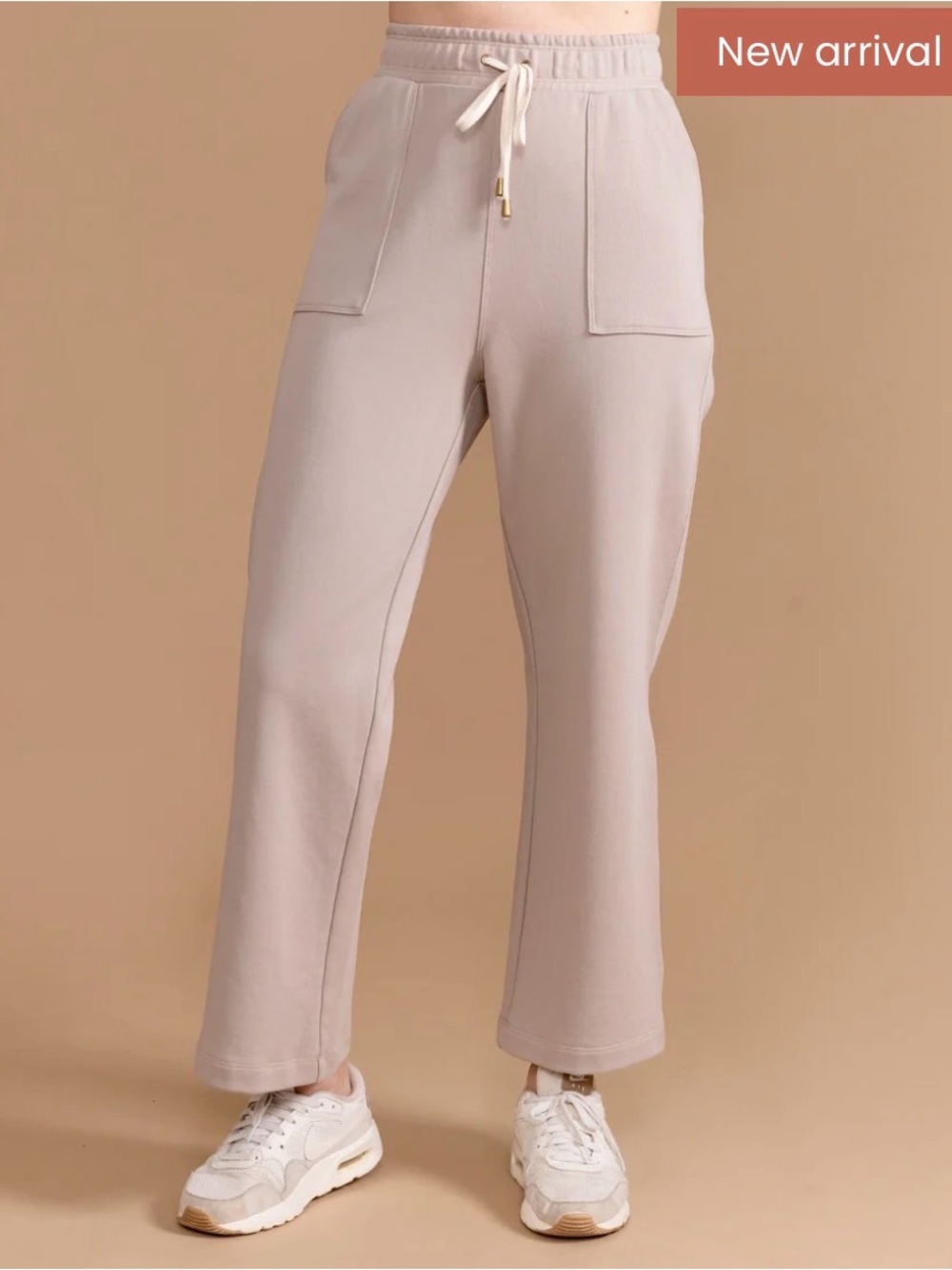 Le Marais Bluffton Pant Everyday Wide-Leg Drawstring Pants - Cream